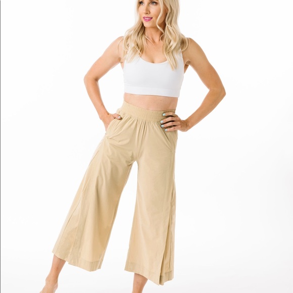 ZYIA Pants - Khaki Work Flow Pants